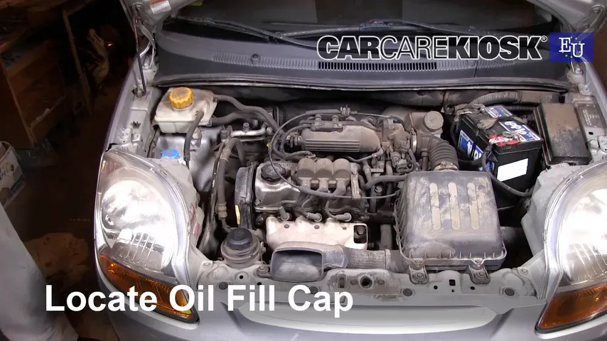2005 Chevrolet Spark LS 0.8L 3 Cyl. Oil Add Oil